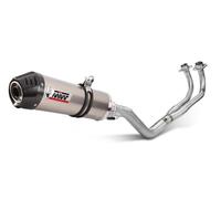 Tubo De Escape Completo MIVV Oval Titanio para Kawasaki Z650 2017 > 2023