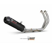 ESCAPE COMPLETO 2X1 MIVV OVALADO CARBONO-CARBONO PARA YAMAHA MT-07 / FZ-07 2014-