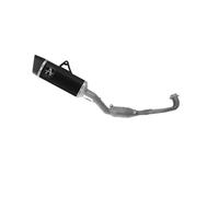 Escape completo ARROW Pista no homologado en titanio negro con colectores en acero inoxidable para YAMAHA T-MAX 560 25-26