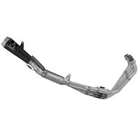 Escape completo ARROW PRO-Race no homologado en nicromo negro con colectores en acero inoxidable para HONDA CB / CBR 650 R {139713}