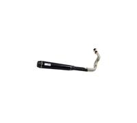 Escape completo ARROW Rebel homologado en aluminio negro con tapa en aluminio negro con colectores en acero inoxidablecon punta en ALUMINIO NEGRO para KAWASAKI VULCAN 650 S 25-26