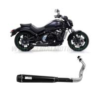 Escape Completo Arrow Rebel Acero Negro Kawasaki Vulcan S 650 2014 > 2016