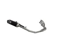 Escape completo ARROW Veloce homologado en aluminio negro con colectores en acero inoxidable para TRIUMPH STREET TRIPLE 765 RS {114547}