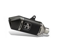 Escape completo ARROW Veloce homologado en aluminio negro con colectores en acero inoxidable para TRIUMPH TRIDENT 660 21-26
