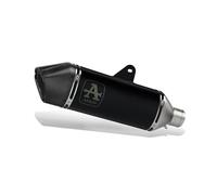 Escape completo ARROW Veloce homologado en aluminio negro con colectores en and steel link pipe para KAWASAI Z 650 A2 {195527} | NINJA 650 A2 {195526} | VERSYS 650 {195525}