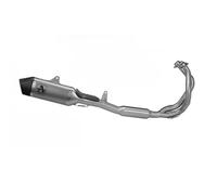 Escape completo ARROW Veloce homologado en titanio con colectores en and steel link pipe para KAWASAI Z 650 A2 {195506} | NINJA 650 A2 {195505} | VERSYS 650 {195504}