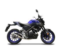 Escape Completo GPR Deeptone Inox Aprobado Inox satinado Yamaha Mt 125 2021 2023