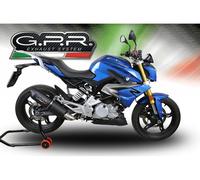 Escape Completo GPR Furore Evo4 Poppy Cat Negro mate Bmw G 310 R 2017 2020