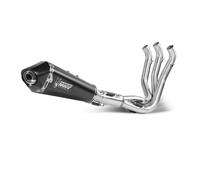 Escape completo homologado Mivv DELTA RACE en Acero negro para TRIUMPH TRIDENT 660 21-24 | TIGER SPORT 660 22-24