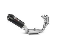 MIVV Tubo de escape completo OVAL con tapa de carbono para Yamaha Tracer 9 2021-2023