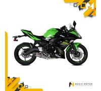 Escape completo homologado MIVV Oval para Kawasaki Ninja 650 17-23 Titanio
