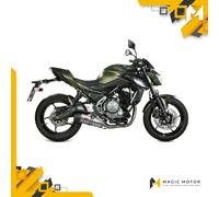 Escape completo homologado MIVV Oval para Kawasaki Z650 17-23 Titanio c.Carb