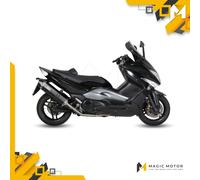 Escape completo homologado MIVV S.Edge para Yamaha T-Max 500 08-11 negro inox