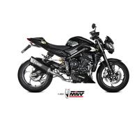 Escape completo homologado Mivv SR-1 en Titanio para TRIUMPH STREET TRIPLE 765 / R / RS 25-26