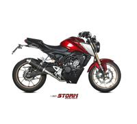 Sistema completo Storm by Mivv Gp Negro Acero para Honda Cb 125 R 2021 > 2023