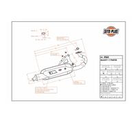 Escape Completo Leovince Malaguti F12 Phantom Air/Liquid Cooled 1994 > 1998