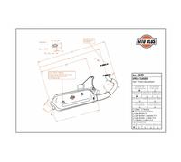 Escape Completo Leovince Sitoplus Acero Aprilia Scarabeo 50 1998 > 2006