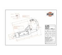 Escape Completo Leovince Sitoplus Acero Italjet Scoop 1991 > 1995