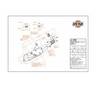 Escape Completo Leovince Sitoplus Acero Piaggio Liberty 50 2000 > 2005