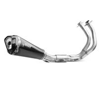 Escape Completo MIVV Delta Race Inox negro /Carbono KAWASAKI Z 650 2024.