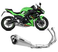 Escape Completo MIVV Delta Race Inox Tapa Carbono KAWASAKI NINJA 650 2024