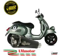 Escape Completo Mivv Vespa Gts 300 2010 10 Moto Silenciador Delta Race Black