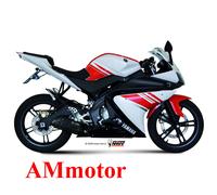 Escape Completo Mivv Yamaha Yzf R125 2012 12 Moto Silenciador Suono Black