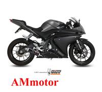 Escape Completo Mivv Yamaha Yzf R125 2016 16 Moto Silenciador Gp Black