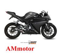 MIVV Sistema de escape GP con EG-BE Carbono, titanio, negro