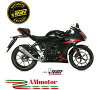 Escape Completo Moto Mivv Suzuki Gsx-S 125 2018 18 Silenciador Delta Race Inox