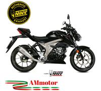 Escape Completo Moto Mivv Suzuki Gsx-S 125 2018 18 Silenciador Delta Race Inox