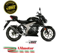 Tubo De Escape MIVV Suono Black Inox Negro SUZUKI GSX-R 125 2017 > 2020