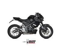 Escape completo no homologado Mivv MK3 en Carbono para YAMAHA MT 125 20-26 | YZF-R 125 19-26