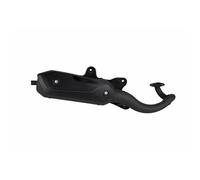 Escape completo tecnigas silent pro black shield para moto repuestos accesorios