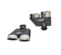 Escape De Coche Para Benz W220 S320 S350 S500 Tubo Trasero Para Tubos De Silenciador Extremo Para AMG Un Par Puntas Escape Acero Inoxidable Para Coche