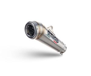 Escape de marca GPR, compatible con Triump Tiger Sport 660 2022/2023, sistema completo con terminal homologado, con catalizador, Powercone Evo line