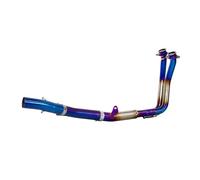 escape de moto Tubo de cabezales para Escape XL750 para Honda, para Transalp 750, CB750, motocicleta Hornet, colector para(D For 51MM)