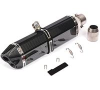 Escape de Motocicleta 38-51mm, Silenciador de Tubo de Escape Moto Universal,de escape de aluminio para Street Bike Scooter de Motocicleta