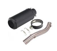 Escape de Motocicleta Juego De Silenciadores Slip-On para Motocicleta, Escape para Ducati para Scrambler Full Throttle 800 (2015, 2016, 2017, 2018, 2019 Y 2020)(Nero)