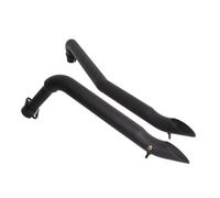 Escape de Motocicleta Silenciador De Escape De Acero Inoxidable para Motocicleta para Honda para Shadow Ace 1100 (1995-2000, 2001, 2002, 2003, 2004, 2005, 2006, 2007 Y 2008).(Nero)