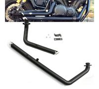 Escape de Motocicleta Tubos De Escape Rectos para Yamaha V-Star XV950 Bolt XVS950 XV 950 Todos Los Años Silenciadores para Motocicleta(Nero)