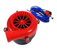 Escape de sonido turbo, volcado falso electrónico para automóvil Válvula de bocina de escape turbo Kit de simulador de sonido analógico BOV Válvula de escape de silbato de tubo de escape de sonido tur