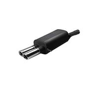 Escape deportivo compatible con Skoda Octavia II RS Sedan 2.0 TFSi 2006-2013 2x70mm