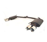 Escape deportivo doble compatible con Audi A5 Coupe 2.0 TDI/1.8 TFSI 125kW 2008-2015 2x80mm