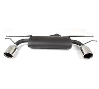Escape deportivo doble compatible con Mazda CX-3 2.0 AWD 110 kW 2015-2018 100 mm
