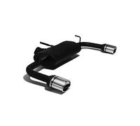 Escape deportivo doble compatible con Mitsubishi Lancer VIII HB/Sedan 1.5i 80kW/1.8i 105kW 2007-2012 120x80mm