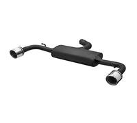 Escape deportivo doble compatible con Volkswagen Golf VII HB 3/5 puertas1.4 TSi 90/103kW 2012-1x 90mm GTi-Look