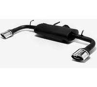 Escape deportivo doble compatible con Mitsubishi Lancer VIII HB/Sedan 1.5i 80kW/1.8i 105kW 2007-2012 120x80mm inclinado