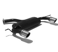 Escape Deportivo Ulter Para VW Scirocco 3 BJ 2008-2013 Redondeado 90mm En Ángulo