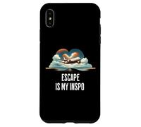 Escape es mi diseño retro de ensueño para viajar Carcasa para iPhone XS Max